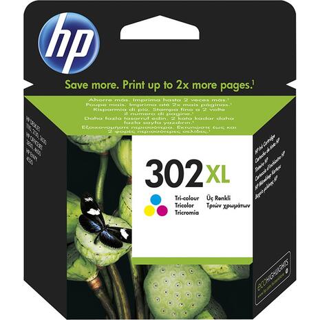 Μελάνι εκτυπωτή HP 302XL Tri-colour F6U67AE (Tri-colour)