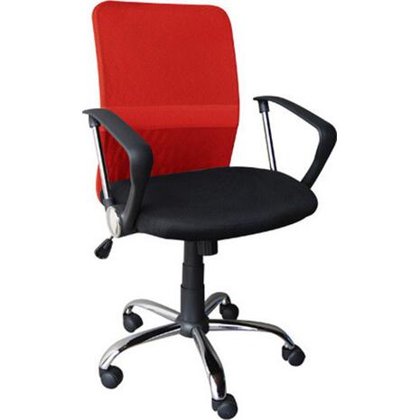 Kαρέκλα γραφείου Mesh Κόκκινο - Μαύρο BF2009[Ε-00014053] ΕΟ516,3 (1 τεμάχιο) (Μαύρο)