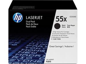 Toner εκτυπωτή HP 55X Black Dual Pack CE255XD (Black)