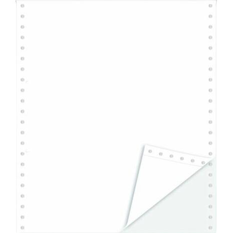 Μηχανογραφικό χαρτί 11x9.5 διπλό λευκό αυτογραφικό