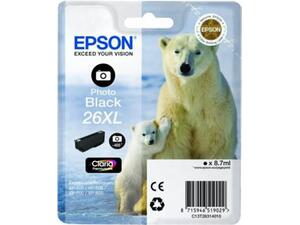 Μελάνι εκτυπωτή EPSON 26XL Photo Black (Black)