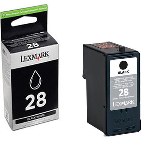 Μελάνι εκτυπωτή  LEXMARK 28 Black (Black)