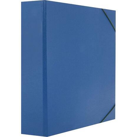 Κουτί αρχειοθέτησης με λάστιχο LEIZER Fiber 25x35x8cm KFL μπλε