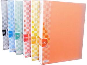 Ντοσιέ σουπλ SUNFULL 100 διαφανείς θήκες display book σε διάφορα χρώματα