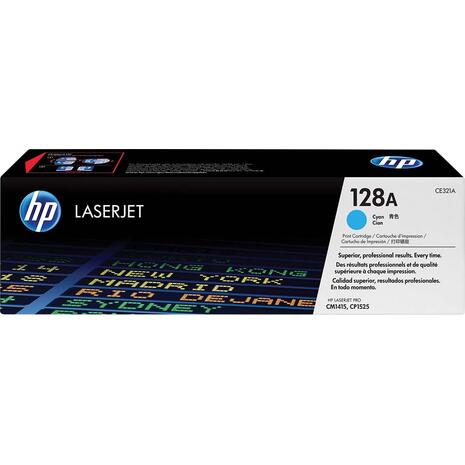 Toner εκτυπωτή HP CE321A Cyan 128A CM1415/CP1525 (Cyan)