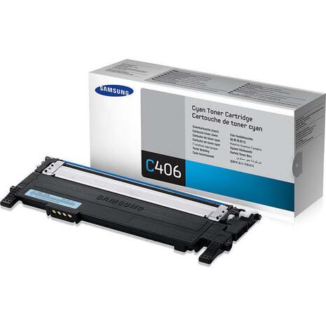 Toner εκτυπωτή SAMSUNG CLT-C406S Cyan CLP-360/365 (Cyan)