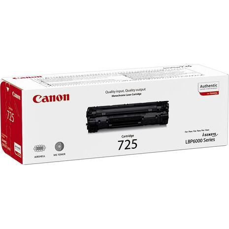 Toner εκτυπωτή CANON 725 Black 1600K LBP6000/6020/6030/MF3010 (Black)