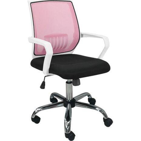 Kαρέκλα γραφείου Mesh Ρόζ - Μαύρο  BF 2070 EO513,7 (Ροζ)