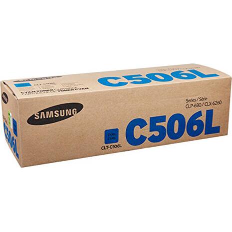 Toner εκτυπωτή SAMSUNG CLT-C506L Cyan (CLP680) (Black)