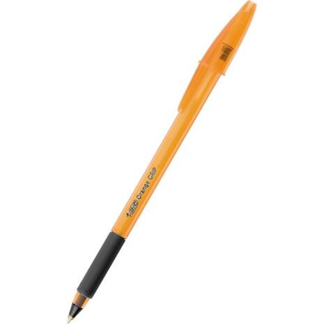 Στυλό Διαρκείας BIC Orange Grip 0.8 mm Μαύρo (Μαύρο)