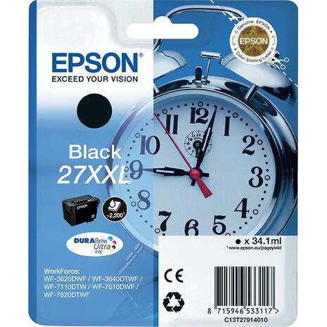 Μελάνι εκτυπωτή EPSON 27XXL Black C13T27914010 (Black)