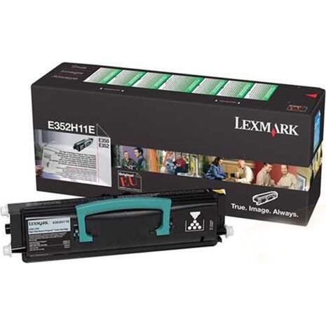 Toner εκτυπωτή Lexmark E352H11E E-350/352 H/C Black (Black)
