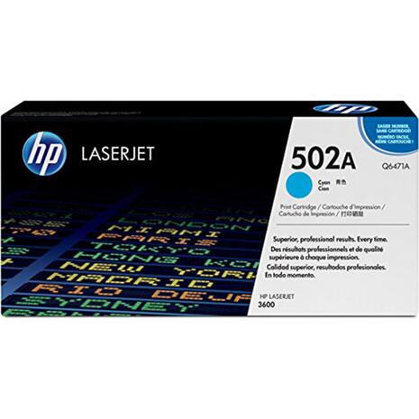 Toner εκτυπωτή HP 502A Cyan Q6471A (Cyan)