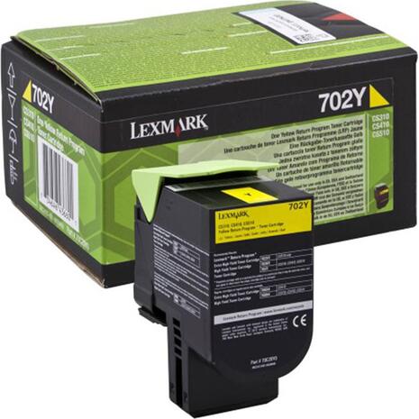 Toner εκτυπωτή Lexmark 70C20Y0 Standard Yellow -1k Pgs