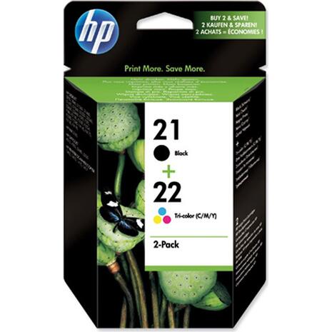 Μελάνι εκτυπωτή HP 21 Black 22 colour SD367AE (καταργήθηκε)