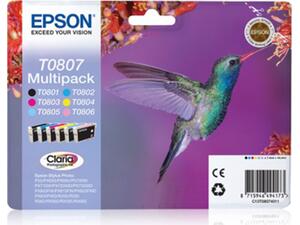 Μελάνι εκτυπωτή Epson T0807 C13T08074020 Multipack 6 Colours