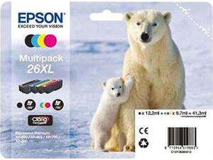 Μελάνι εκτυπωτή Epson T263640 XL Multipack 4 Ink Polar Bear C13T26364010