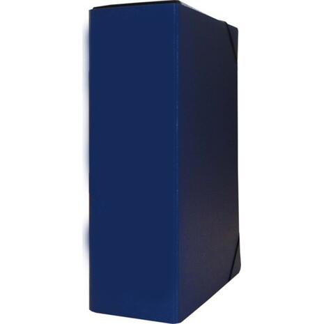 Κουτί αρχειοθέτησης με λάστιχο LEIZER Fiber 25x35x11cm KFL μπλε