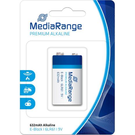 Αλκαλική μπαταρία MEDIARANGE PREMIUM 9V  (6LR61)