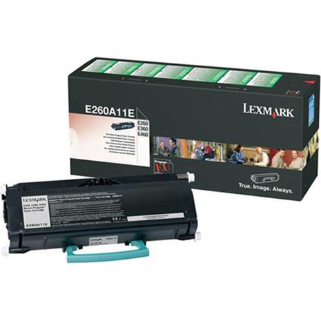 Toner εκτυπωτή  LEXMARK E260A11E Black (Black)
