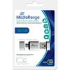 Mediarange nano flash drive 16GB USB 2.0 + micro USB Adaptor mr931