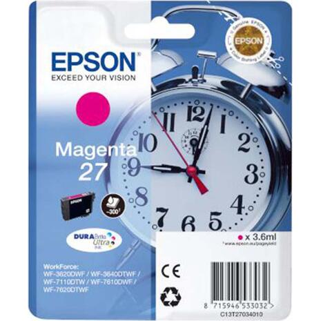 Μελάνι εκτυπωτή EPSON Νο27 Magenta T270340