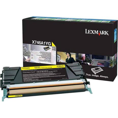 Toner εκτυπωτή LEXMARK X746A1YG Yellow (Yellow)