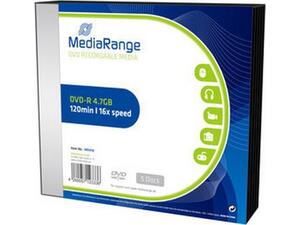 DVD-R 120΄ MediaRange 4.7GB 16x slimcase 1 τεμάχιο