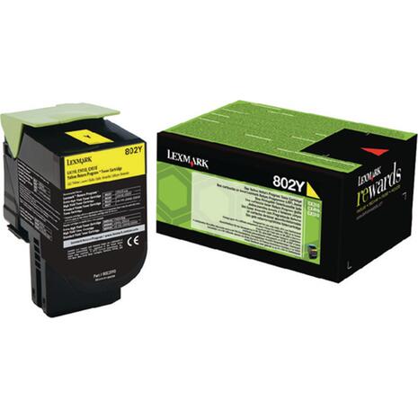 Toner εκτυπωτή LEXMARK 802Y Yellow (Yellow)