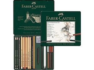 Κασετίνα μεταλλική Faber Castell Pitt Graphite