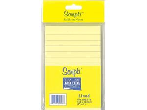 Αυτοκόλλητα χαρτάκια σημειώσεων Scripti 150x102mm