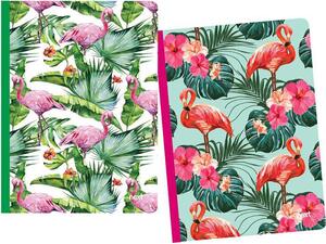 Τετράδιο NEXT Flexi Flamingo 2 Θεμάτων 17x25cm 128 φύλλων (Διάφορα σχέδια)