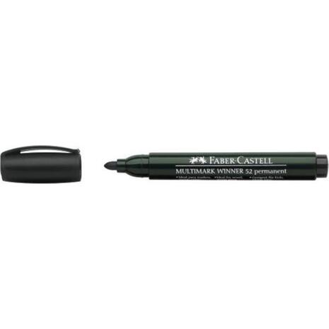 Μαρκαδόρος ανεξίτηλος Faber Castell Winner 52 Μαύρος