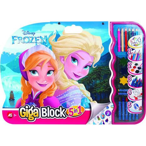 Σετ ζωγραφικής GIGA BLOCK 5 σε 1 Frozen