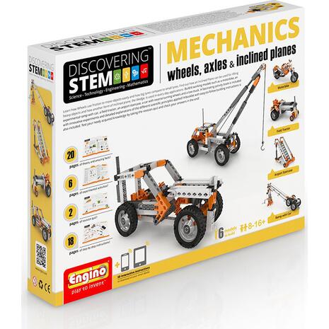 Engino Discovering STEM MECHANICS: Wheels, Axles & Inclined