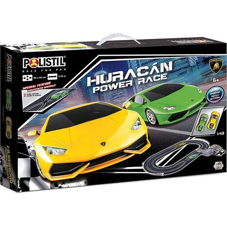 Polistil Αυτοκινητόδρομος 1:43 Slot Car Huracan Power Race 96024