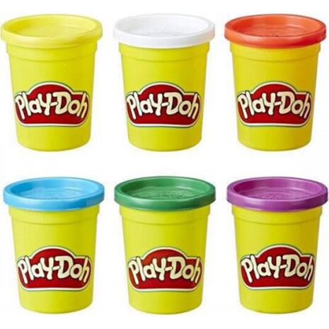 Play-Doh 6 Βαζάκια Πλαστελίνης Βασικά Χρώματα