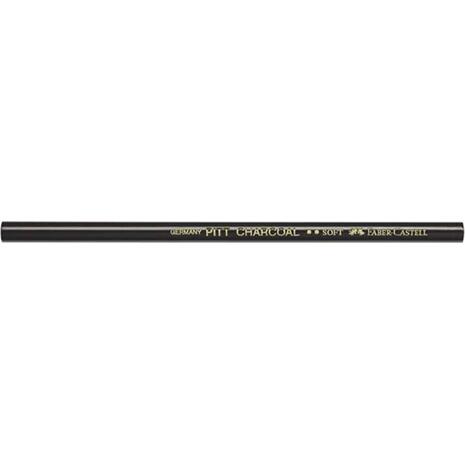 Μολύβι  Faber Castell pitt Art & Graphic κάρβουνο Soft (Μαύρο)