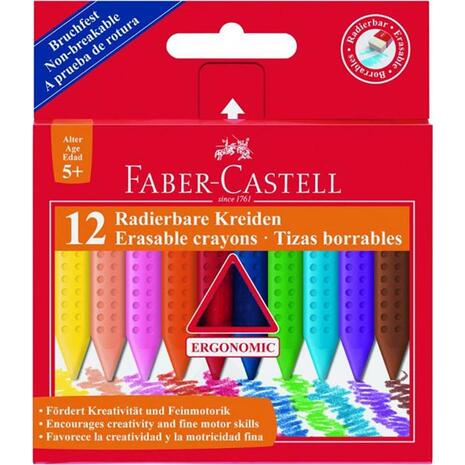 Κηρομπογιές Faber Castell Ergonomic 12 τεμάχια