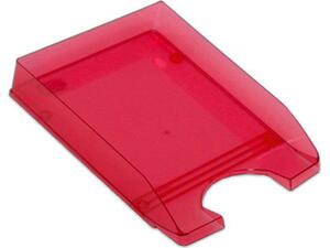 Χαρτοθήκη γραφείου Metron Fluo πλαστικό διάφανο κόκκινο (Κόκκινο)