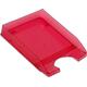 Χαρτοθήκη γραφείου Metron Fluo πλαστικό διάφανο κόκκινο (Κόκκινο)