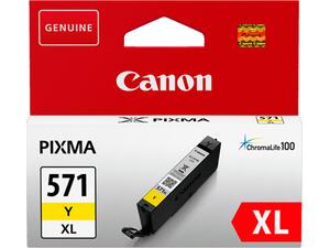 Μελάνι εκτυπωτή CANON CLI-571Y XL Yellow (Cyan)