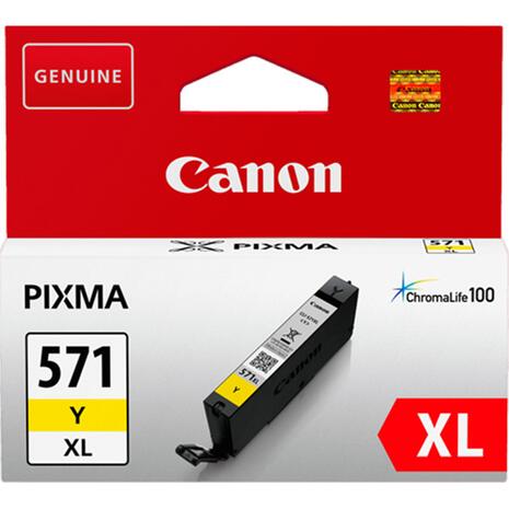 Μελάνι εκτυπωτή CANON CLI-571Y XL Yellow (Cyan)