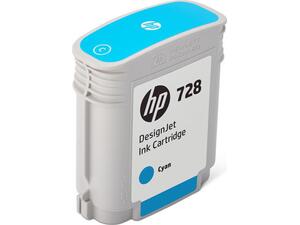 Μελάνι εκτυπωτή HP 728 Cyan F9J63A (Cyan)