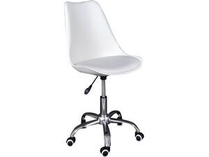 Καρέκλα γραφείου MARTIN PP/PU Ασπρο [Ε-00017937] ΕΟ201,2 48x55x79/89cm (1 τεμάχιο) (Λευκό)