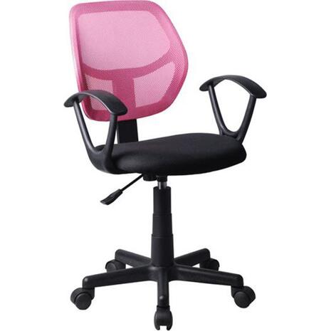 Καρέκλα γραφείου BF2740 Mesh Ροζ/Μαύρο [Ε-00018735] ΕΟ526,5 (1 τεμάχιο) (Ροζ)