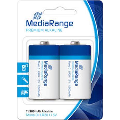 Αλκαλικές μπαταρίες MediaRange Premium D 1.5V (LR20) Συσκευασία 2 τεμ. (LR20)