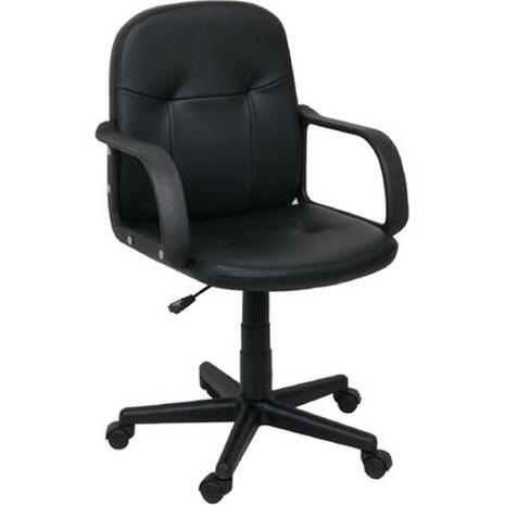 Πολυθρόνα γραφείου PVC Μαύρο BF 1050 (E-00004979(EO508,7) (Μαύρο)