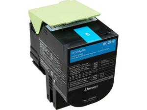 Toner εκτυπωτή LEXMARK 80C2HCO CYAN (CX410/CX510) (Cyan)