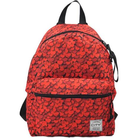 Σακίδιο πλάτης CITY rainbow special red hearts ( 21916 )